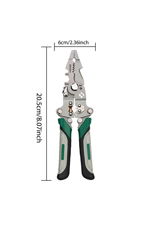 wire stripper Foldable Wire Stripper Multifunctional Wire Stripper Wire Stripping Pliers Crimper Wir