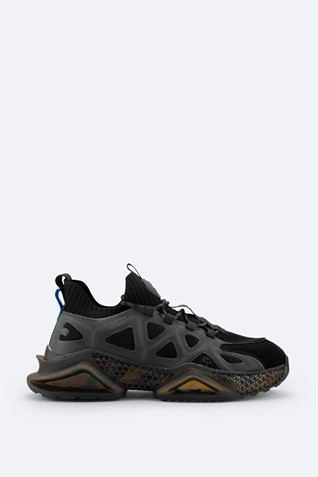 Men's Black Flexible Sole Sneaker A32Y8001