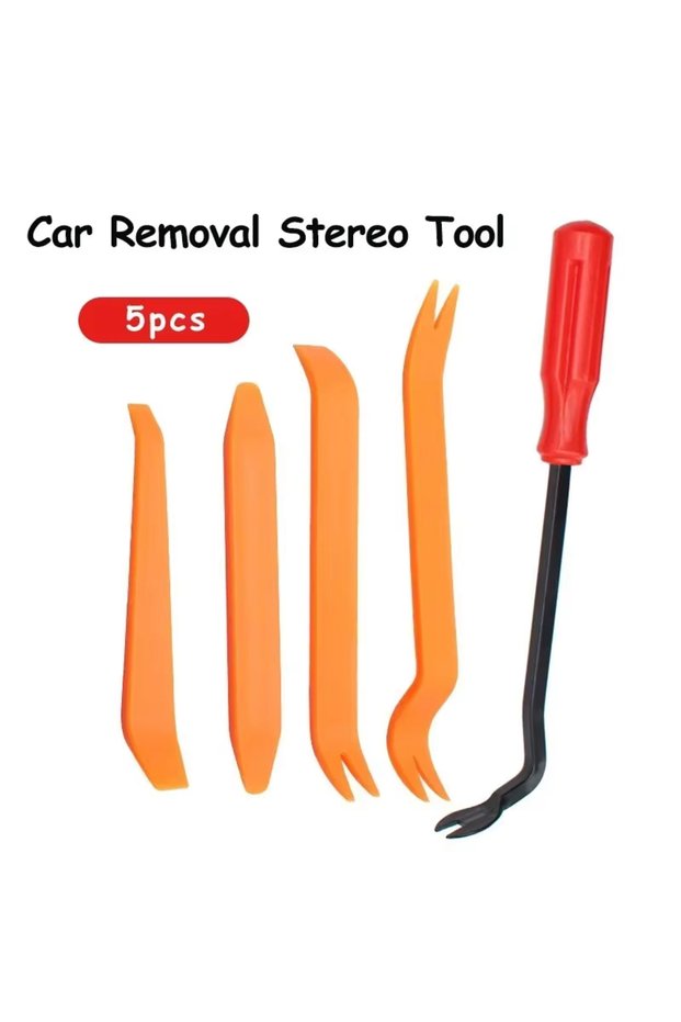 5pcs For Tesla Model 3 Highland Car Door Lights Car Trim Removal Tool Kit Auto Clip Removal Pry Tool