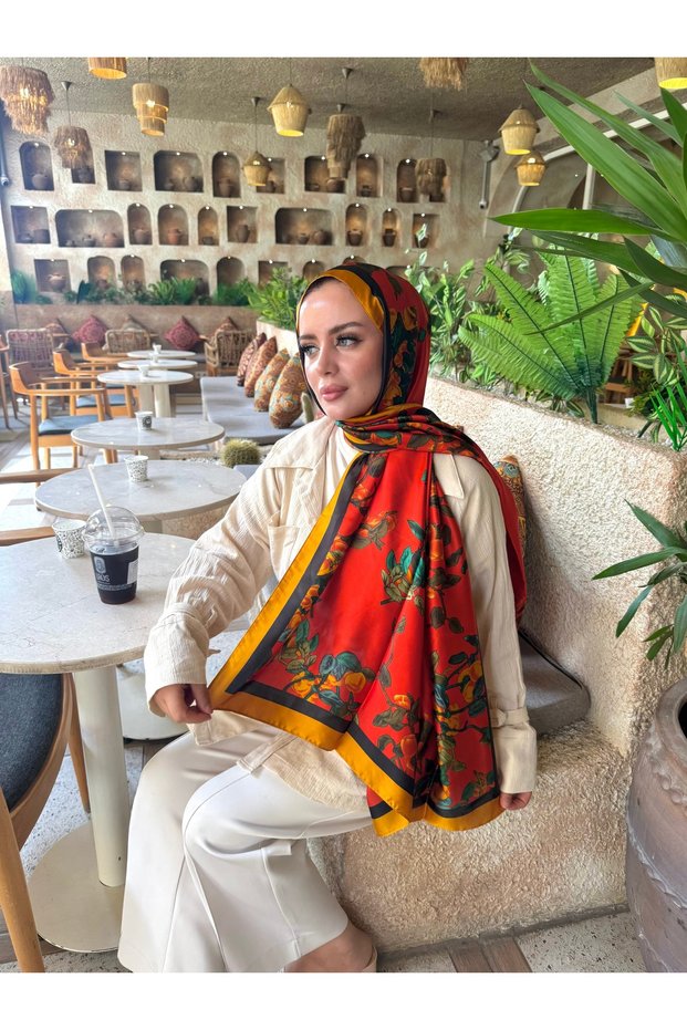 Voile Silk Shawl | It Doesn'T Show | Easy Shape Area | Soft Textured