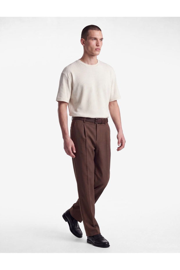 Short Sleeve Crew Neck Cotton Tok Fabric Basic Oversize T-Shirt