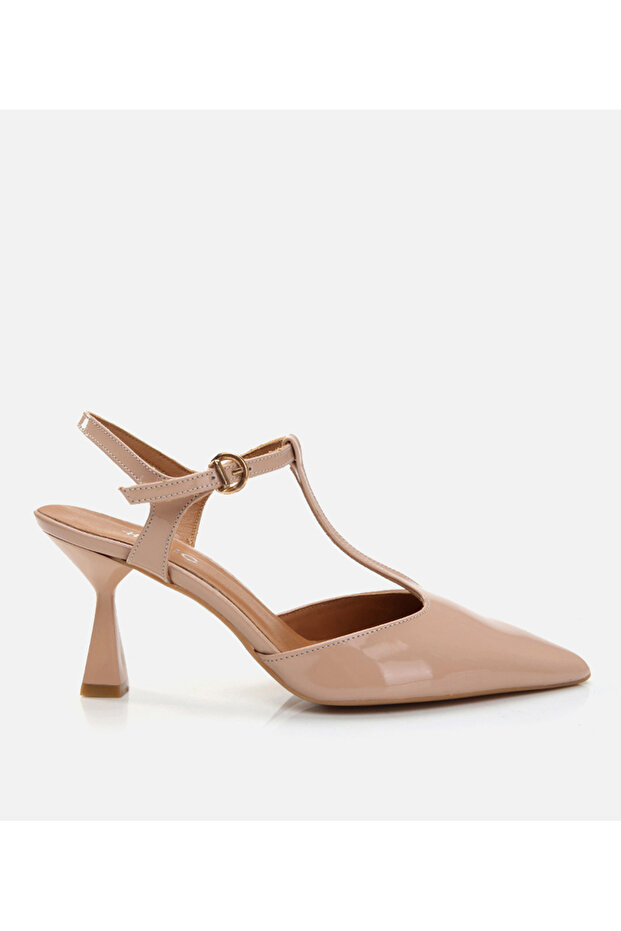 Women's Leather Powder Stiletto