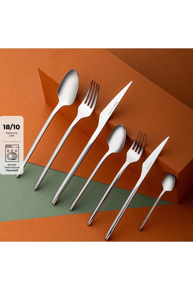 Arven 84 Piece Boxed Fork Spoon Knife Set for 12 Persons