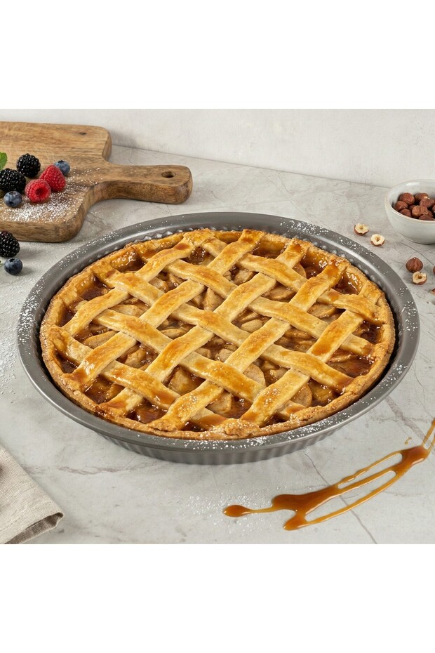 Thin Tart Mold Gray 28 cm