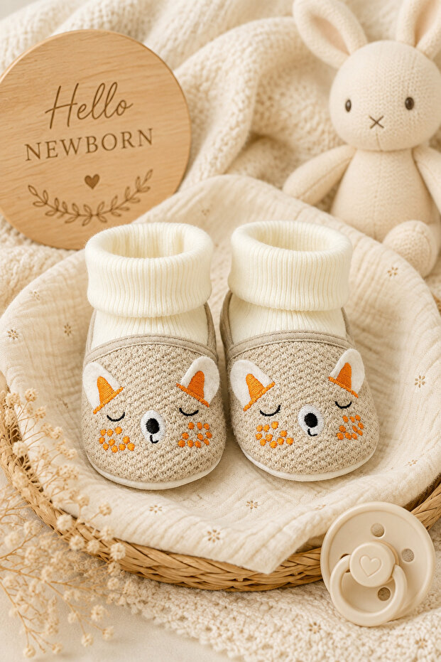 Soft Socks / Non-Slip Soles / Baby Knitwear First Step Booties