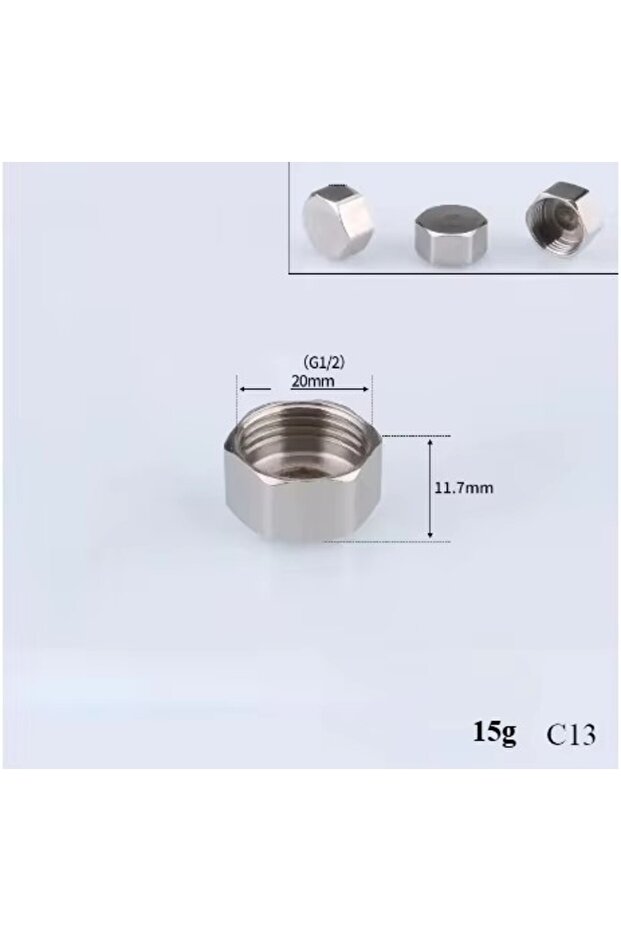 1/2" Female Cap 201/304 Stainless Steel 1/2", 3/4" BSP Threaded Plumbing Fittings (Reducing Elbow, T