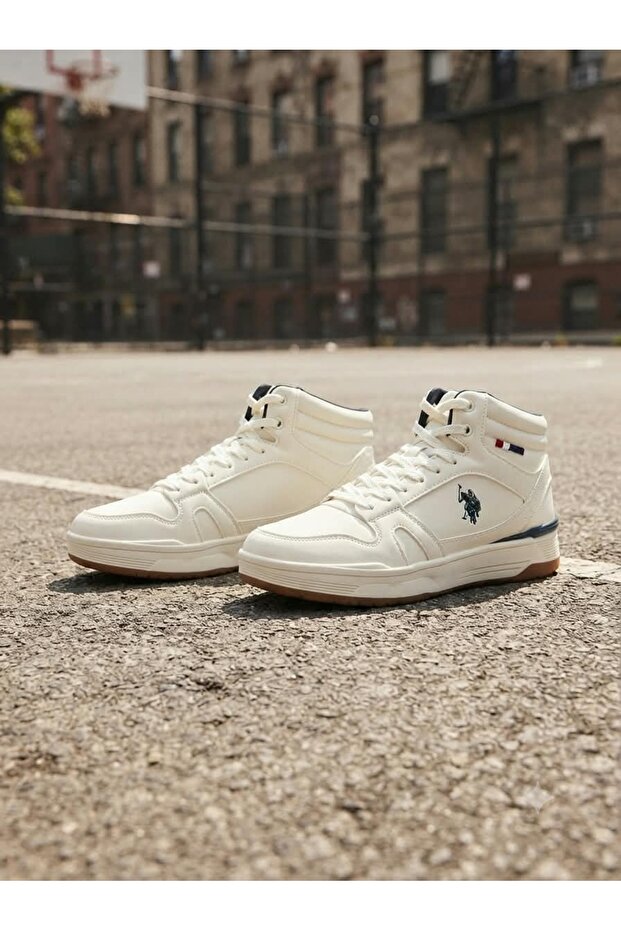 Rekas White Men's High Sneaker