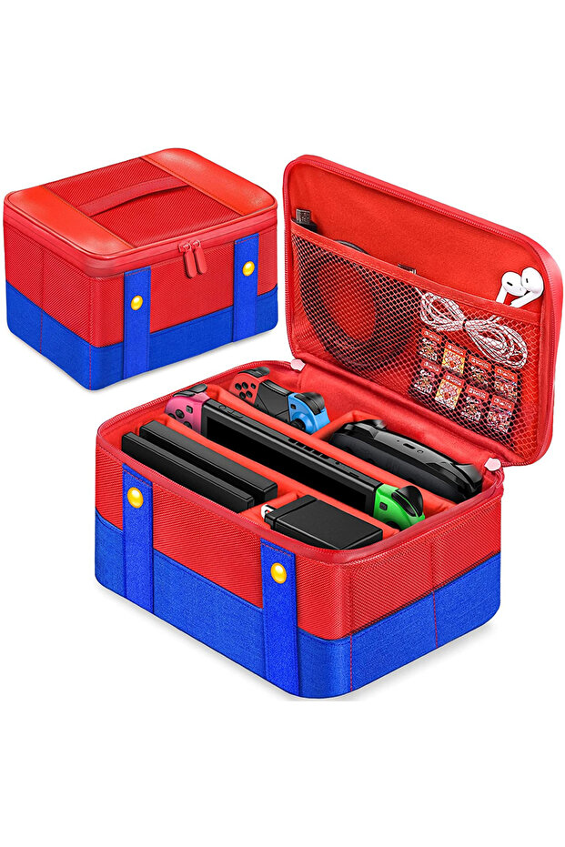 Big version Switch Carrying Protective Case for Nintendo Switch OLED Console Pro Controller Travel S