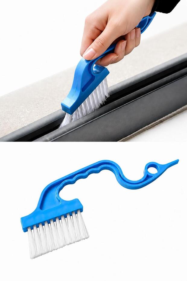18 cm Edge Cleaning Brush and Scraper Detail Cleaning Car and Bathroom Brush