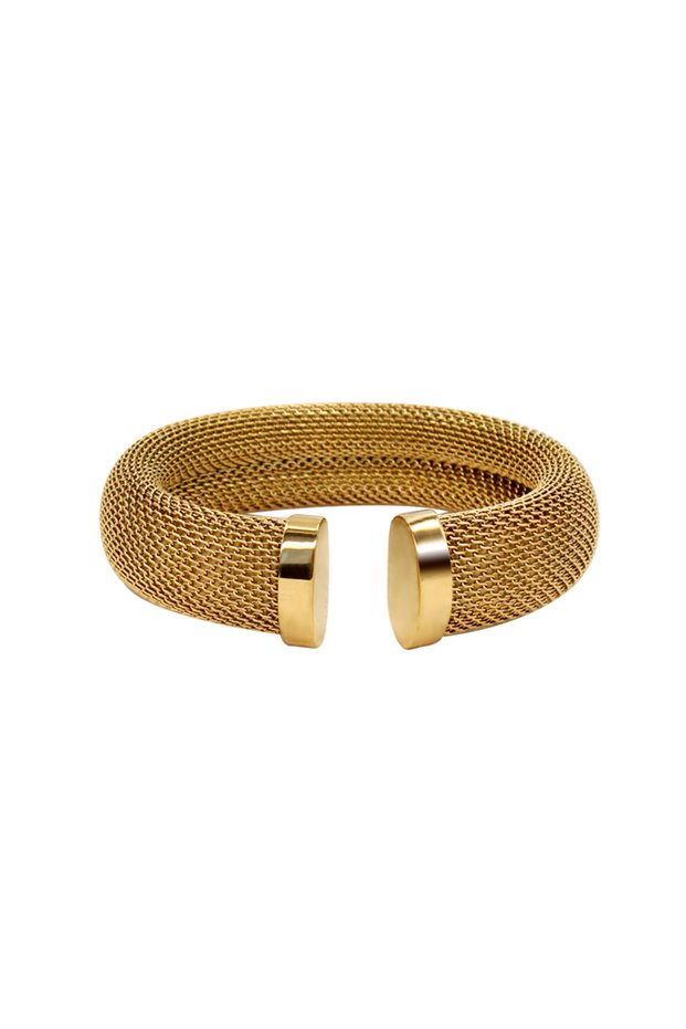 Width 12mm Gold Trendy Hot Sale 304L Stainless Steel Open Cuff Bangle Bracelet Charm Wide 12mm 16mm