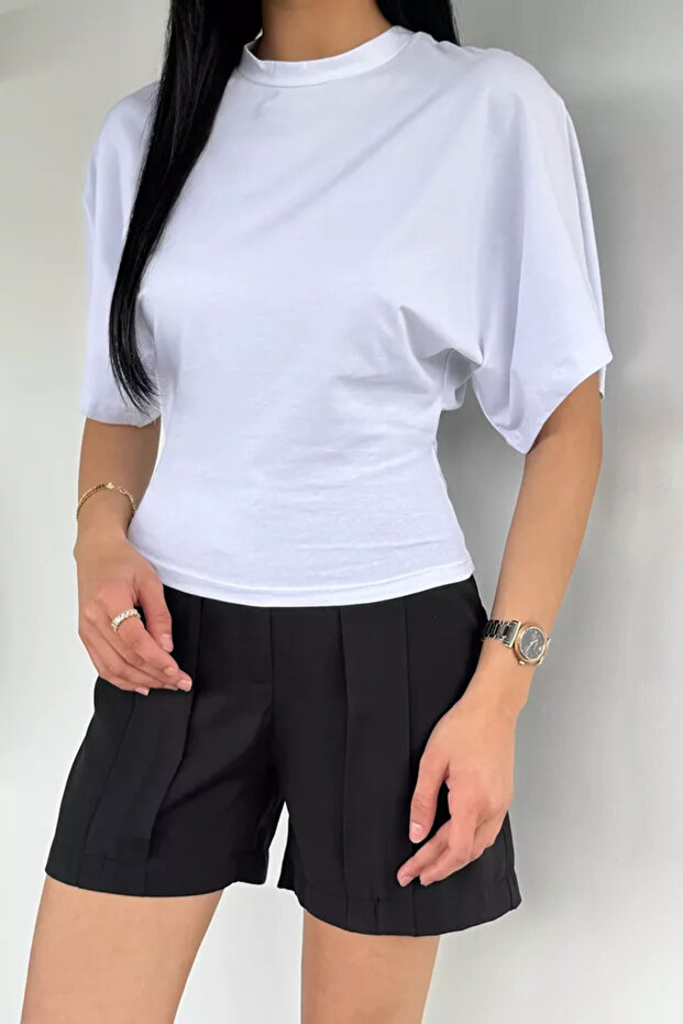 Women's Wide Sleeve Basic T-Shirt