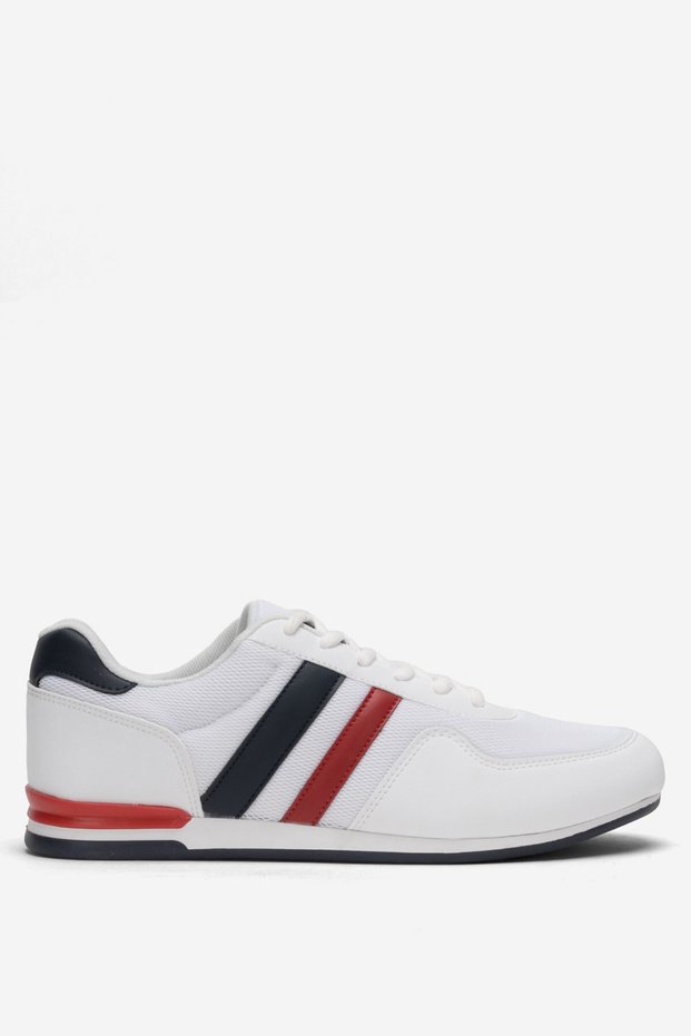 Unisex Airfile Thin Sole Sports Shoes White - Dark Blue