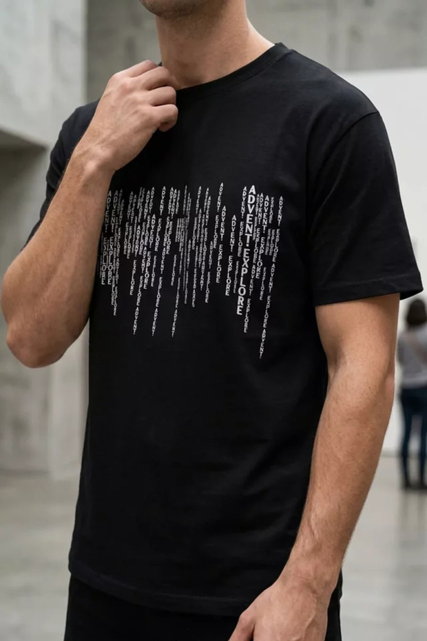 Men's Crew Neck Printed T-Shirt
