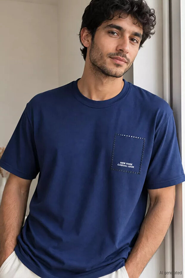 Men's Printed Crew Neck T-Shirt