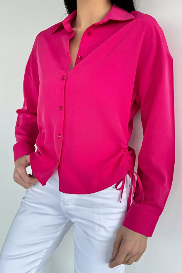 Women's Side Tie Detailed Shirt
