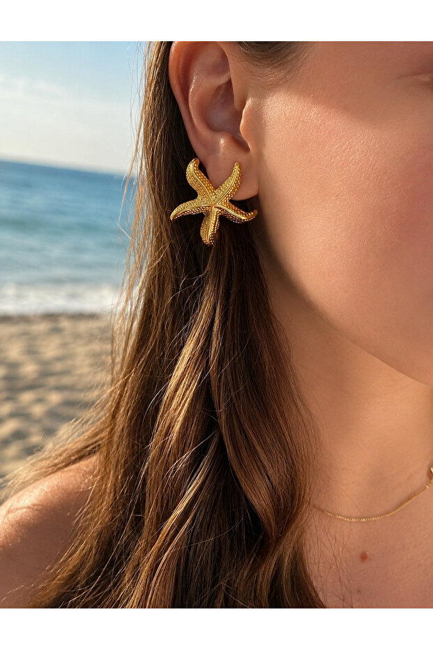 Starfish Patterned Earrings