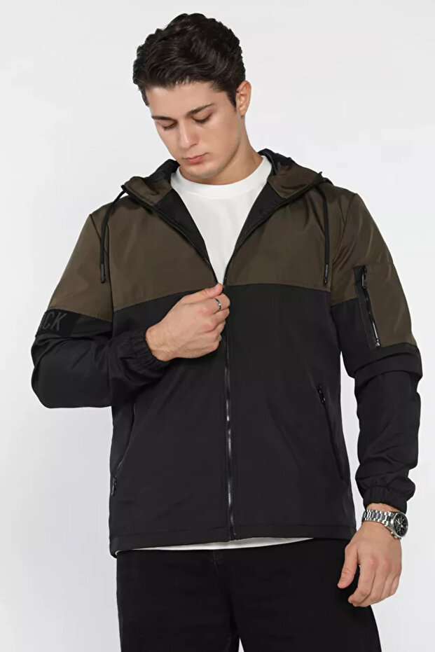 Men's Colorful Hooded Seasonal Coat