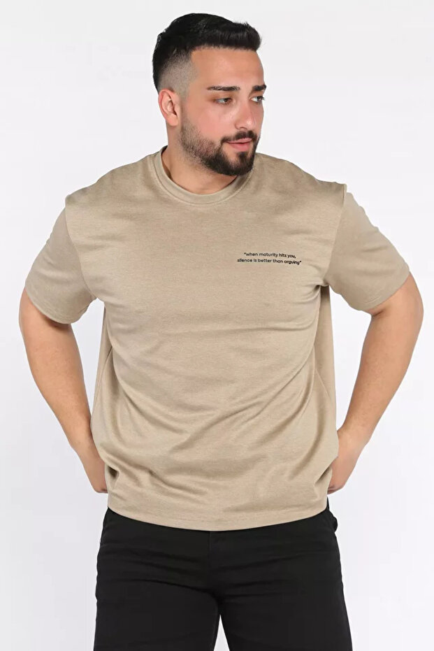 Men's Text Printed T-Shirt
