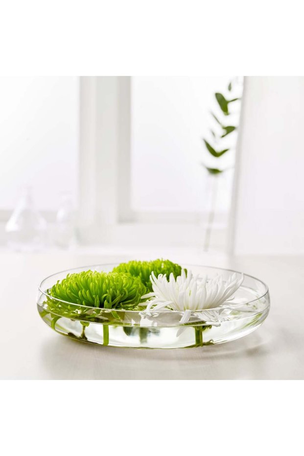 BERÄKNA Bowl, clear glass, 26 cm