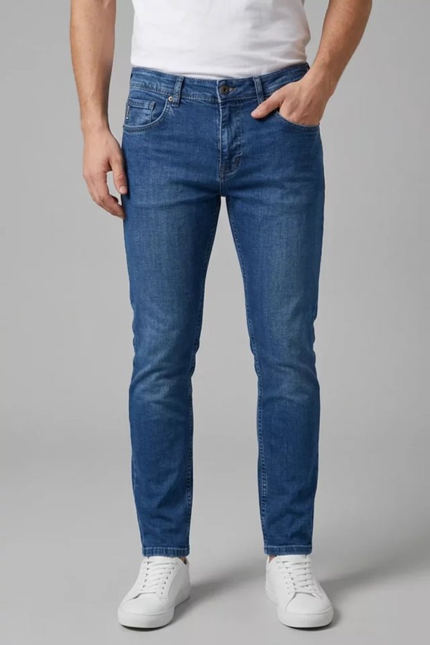 Men's Slim Fit Skinny Jeans Trousers