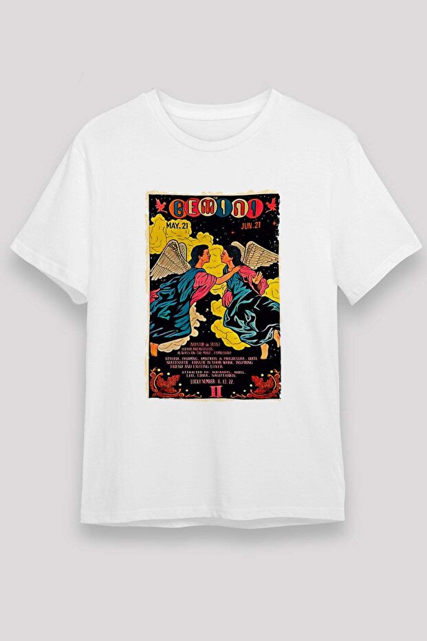 Gemini Angel Printed T-Shirt