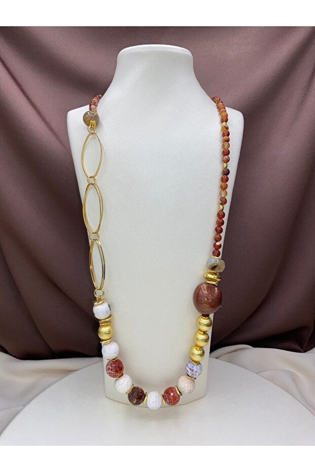 Stone Gift Accessory Iris, Stone Necklace