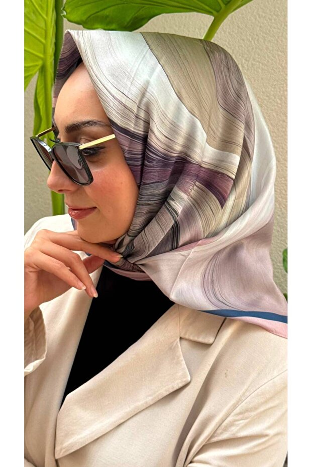 Beige Color Aura Soft Cotton Scarf