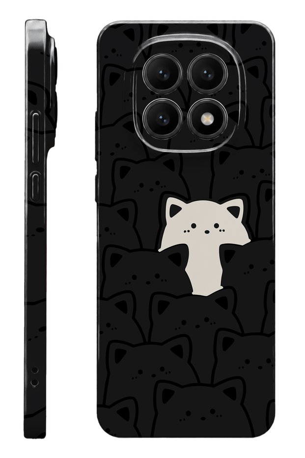 Xiaomi Redmi Note 15 Pro White Cat Protect Slim Glossy Full Print Camera Protected Phone Case