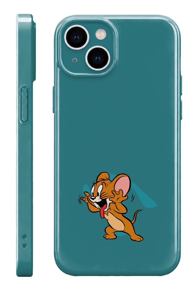 iPhone 14 Jerry Protect Slim Glossy Full Covering Print Camera Protected Phone Case