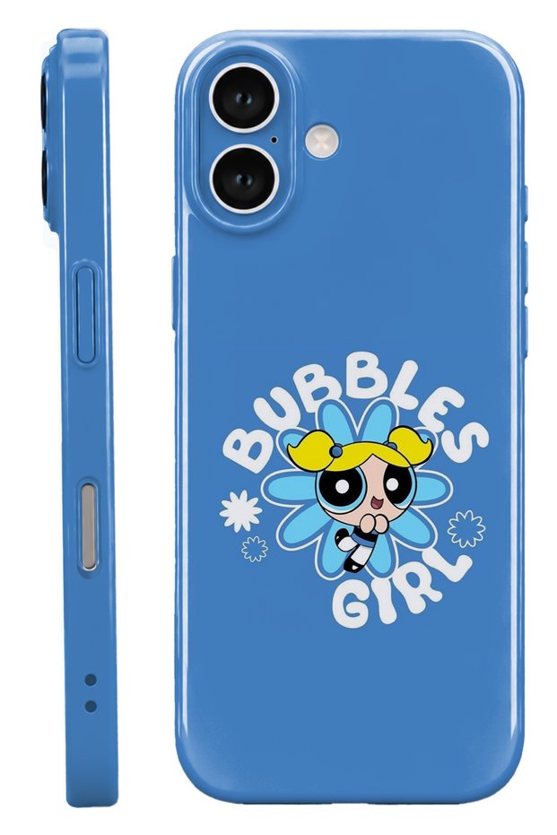 iPhone 17 Bubble Girl Protect Slim Glossy Full Cover Print Camera Protected Phone Case