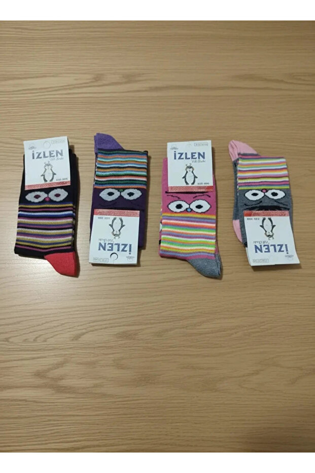11-12 Year Old Girls' Seasonal Long Socks 12 Pack