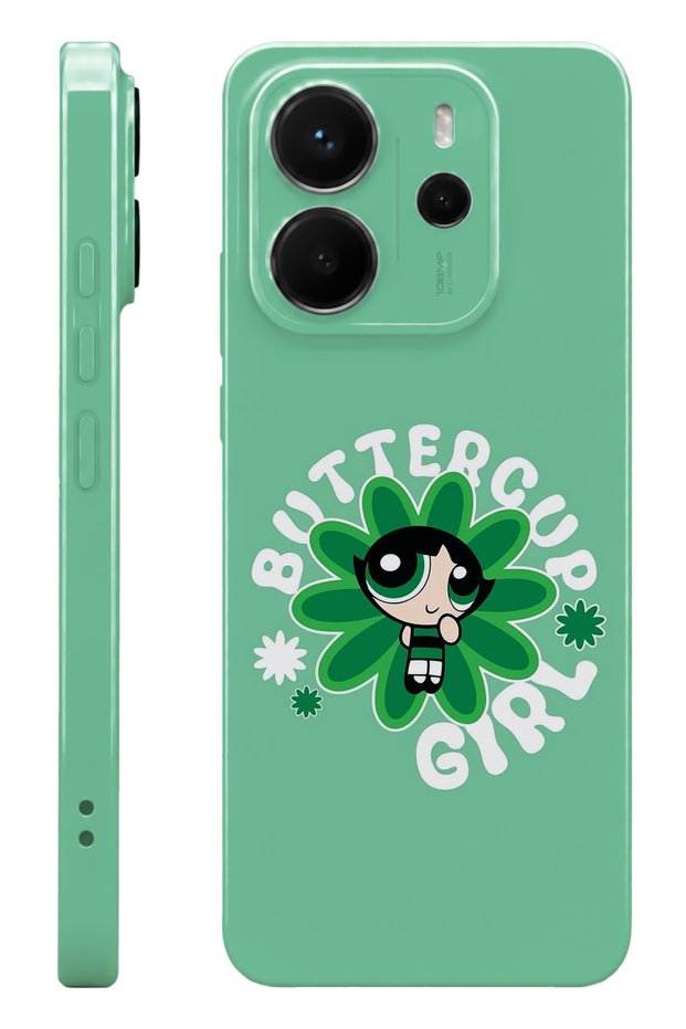 Xiaomi Redmi Note 14 Butter Cup Girl Protect Slim Glossy Full Print Camera Protected Phone Case