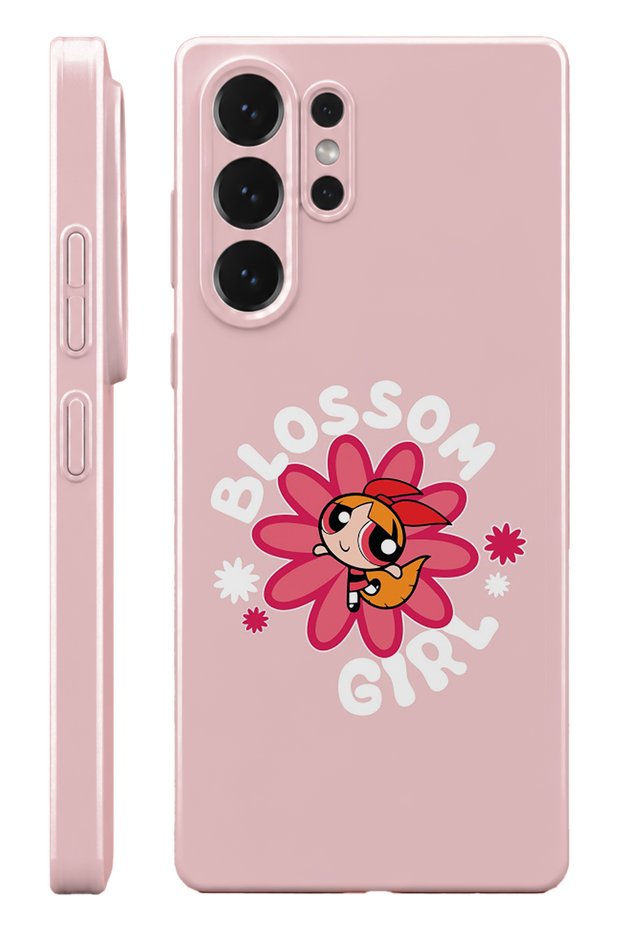 Samsung S26 Ultra Blossom Girl Protect Slim Glossy Full Covering Print Camera Protected Phone Case