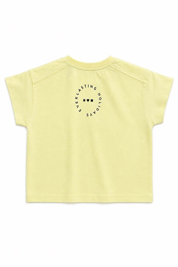 Girl's Oversize T-Shirt Yellow