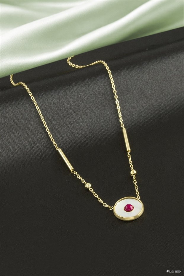 ILKESTOR Nokta Luxury Steel (202301) Necklace, Yellow