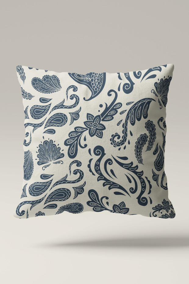 Paisley Pattern Set of 2 Double-Sided Decorative Throw Pillow Covers