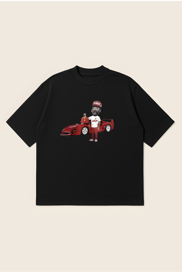 Tyler Prettiest Printed Oversize Boxy Cut Unisex 100% Cotton Tshirt | Streetwear