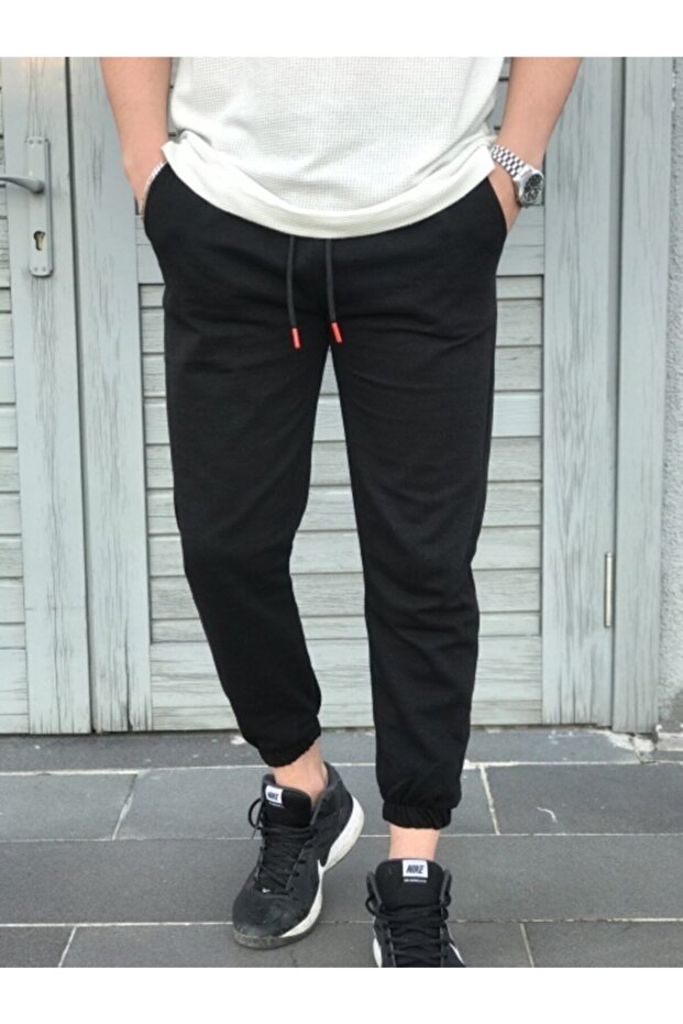 Unisex Black Jogger Sweatpants