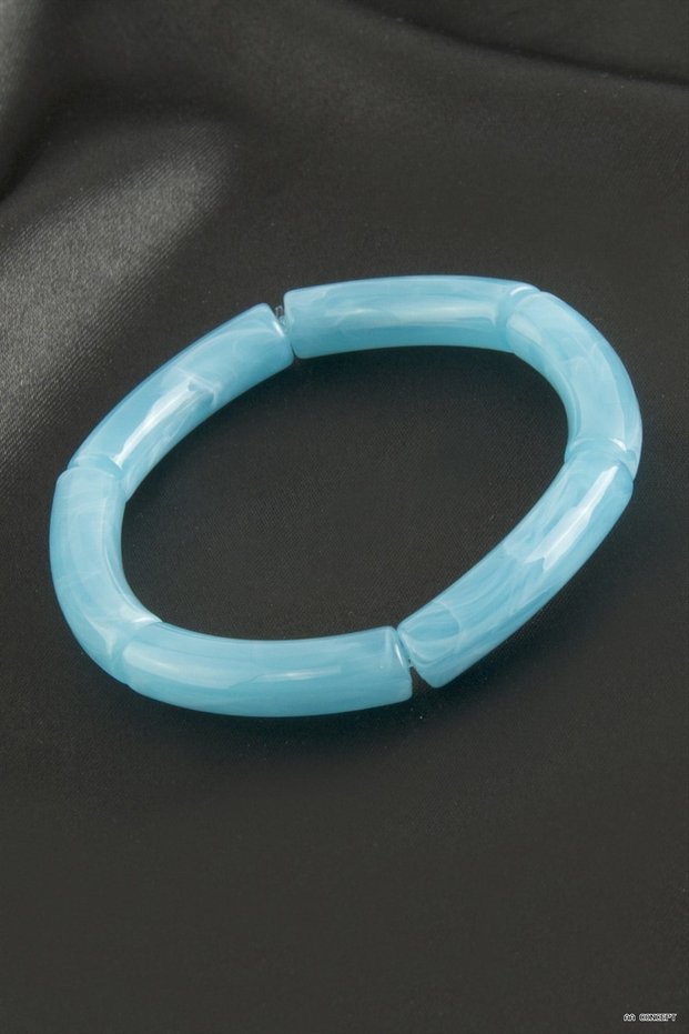 Concepta Zr Model Plastic Cylinder (232753) Bracelet Blue