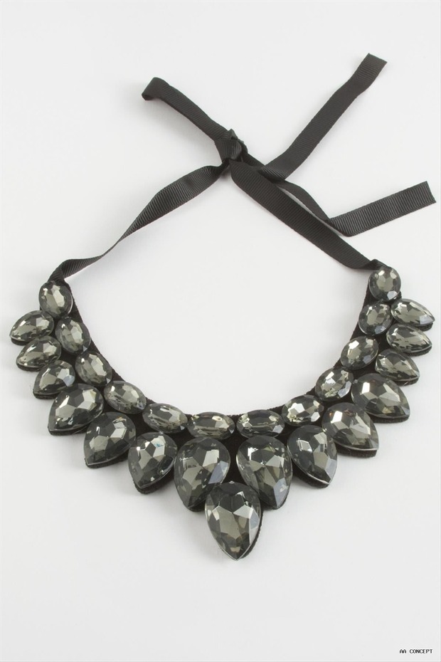Aconcept Drop Stone Collar (171907) Necklace Anthracite