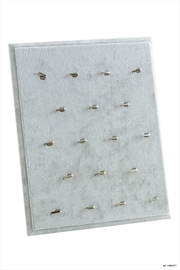 CONCEPTA Anfora Fabric Necklace Pendant (211235) Display Stand, Gray