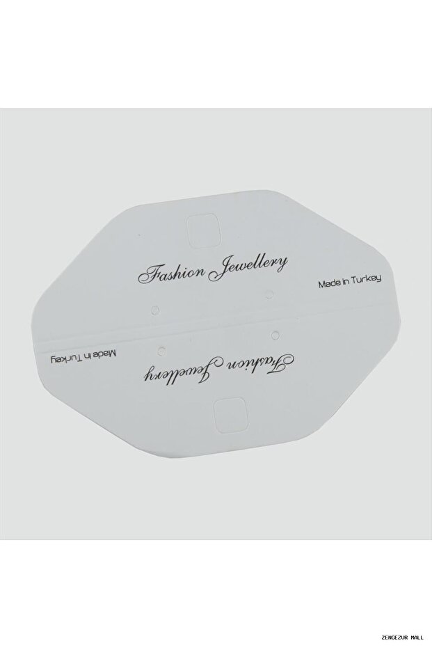 Zngzrmll Oval Pendant (21901) Card White