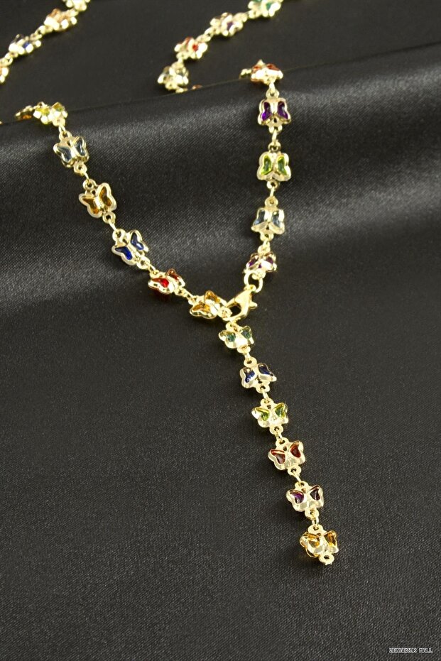 Zngzrmll Zircon Stone Y (14828) Necklace Yellow