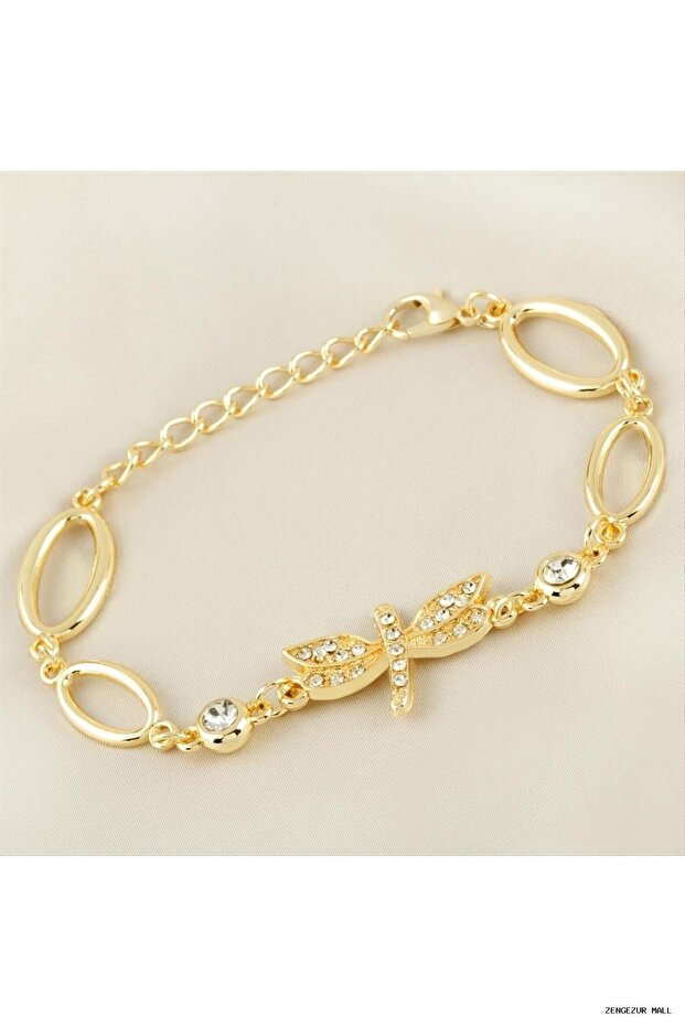 Zngzrmll Dragonfly Stone Tr (21204) Bracelet Yellow