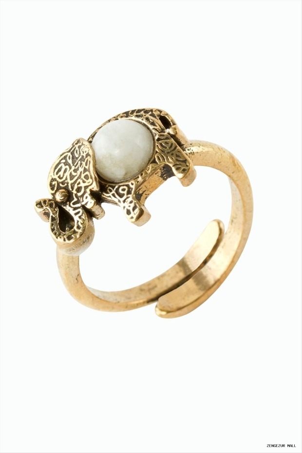 Zngzrmll Authentic with Natural Stone (54041) Ring