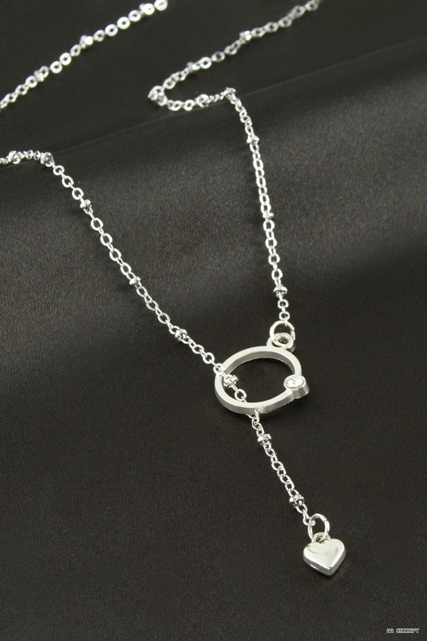Concepta Ring Star Y Necklace (01924) Silver Color