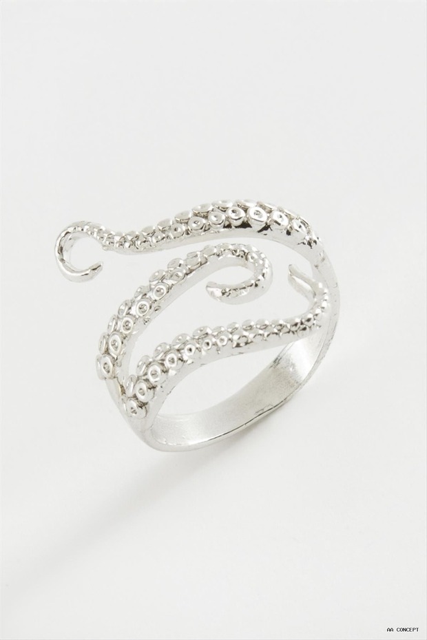 Concepta Snake Metal Ring (04250) Silver Color