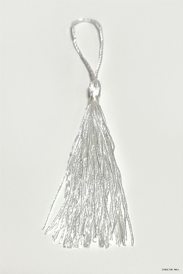 Zngzrmll 1 Piece Cotton Tassel 14 (42039) cm White