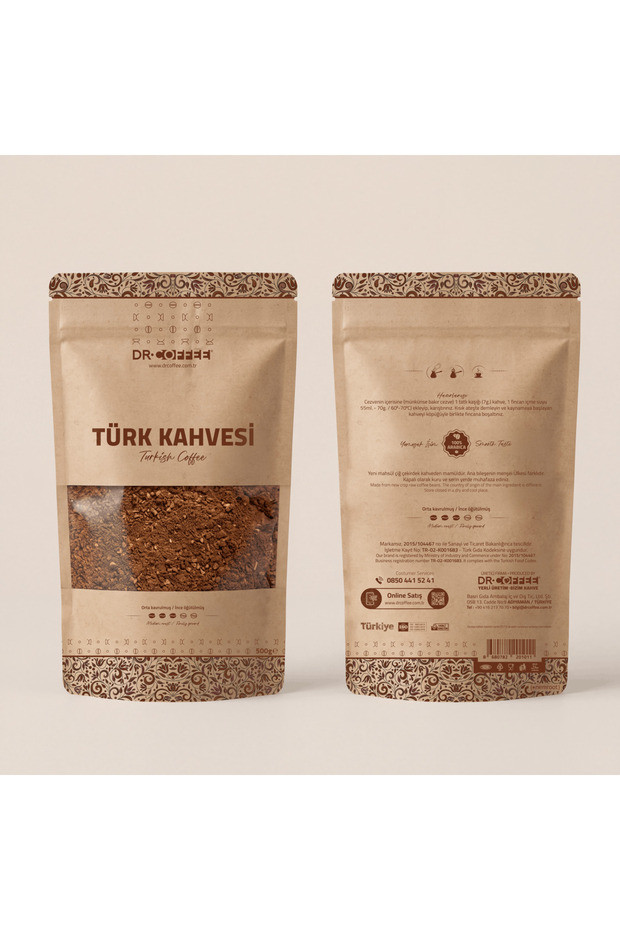Turkish Coffee Medium Roasted Sachet 500 Gr.