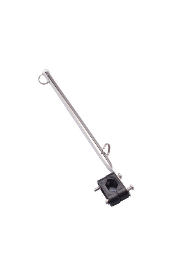 Boat Accessories Marine Marine Rail Mount Flag Pole Stainless Steel for Boat Yacht Fits 7/8" Rails